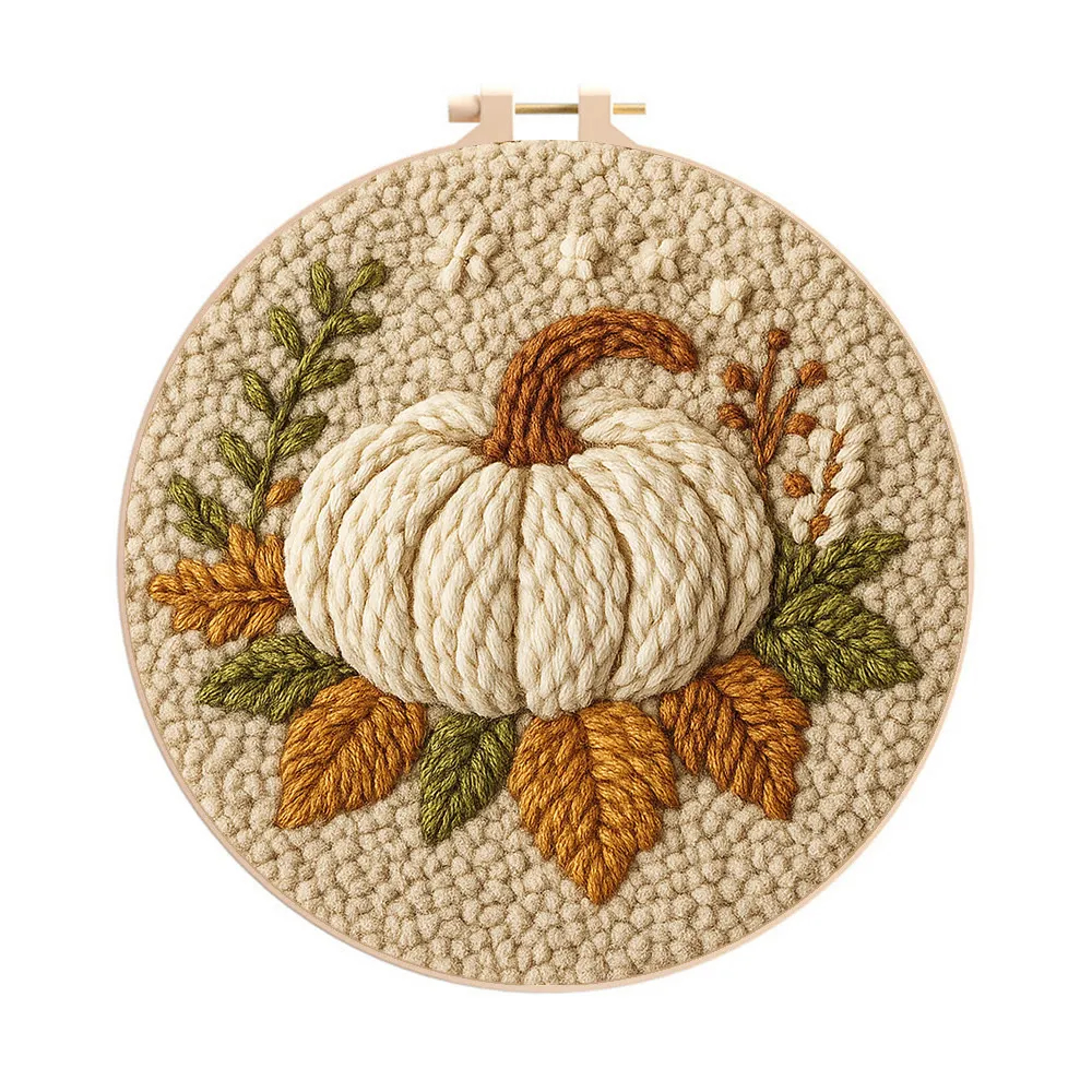 Spooky Castle Punch Needle Kit - Halloween Handmade Collection | Perfect For Wall Hanging