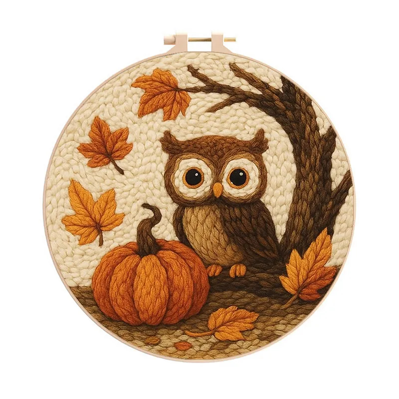 Spooky Castle Punch Needle Kit - Halloween Handmade Collection | Perfect For Wall Hanging