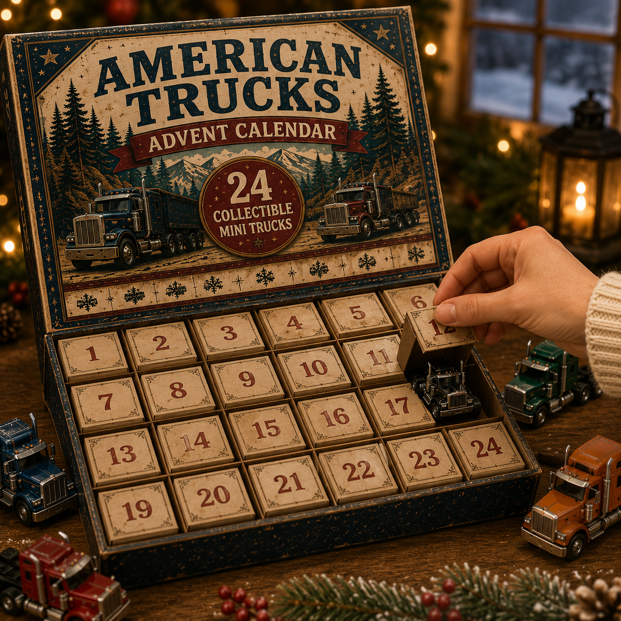 Trucks Advent Calendar 2026 – 24 Days of Collectible Mini Truck Surprises