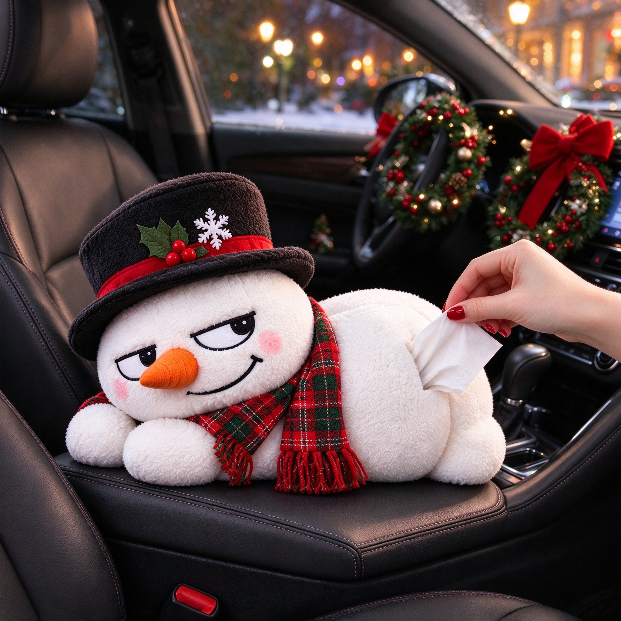 The Snowman Tissue Holder