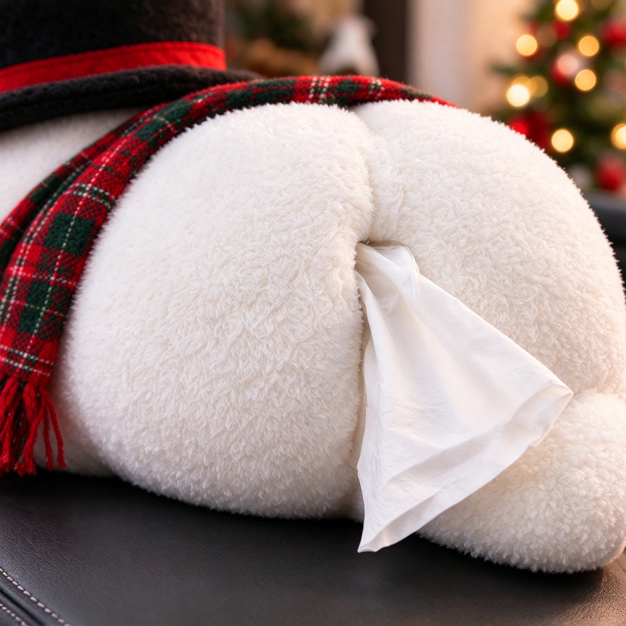 The Snowman Tissue Holder