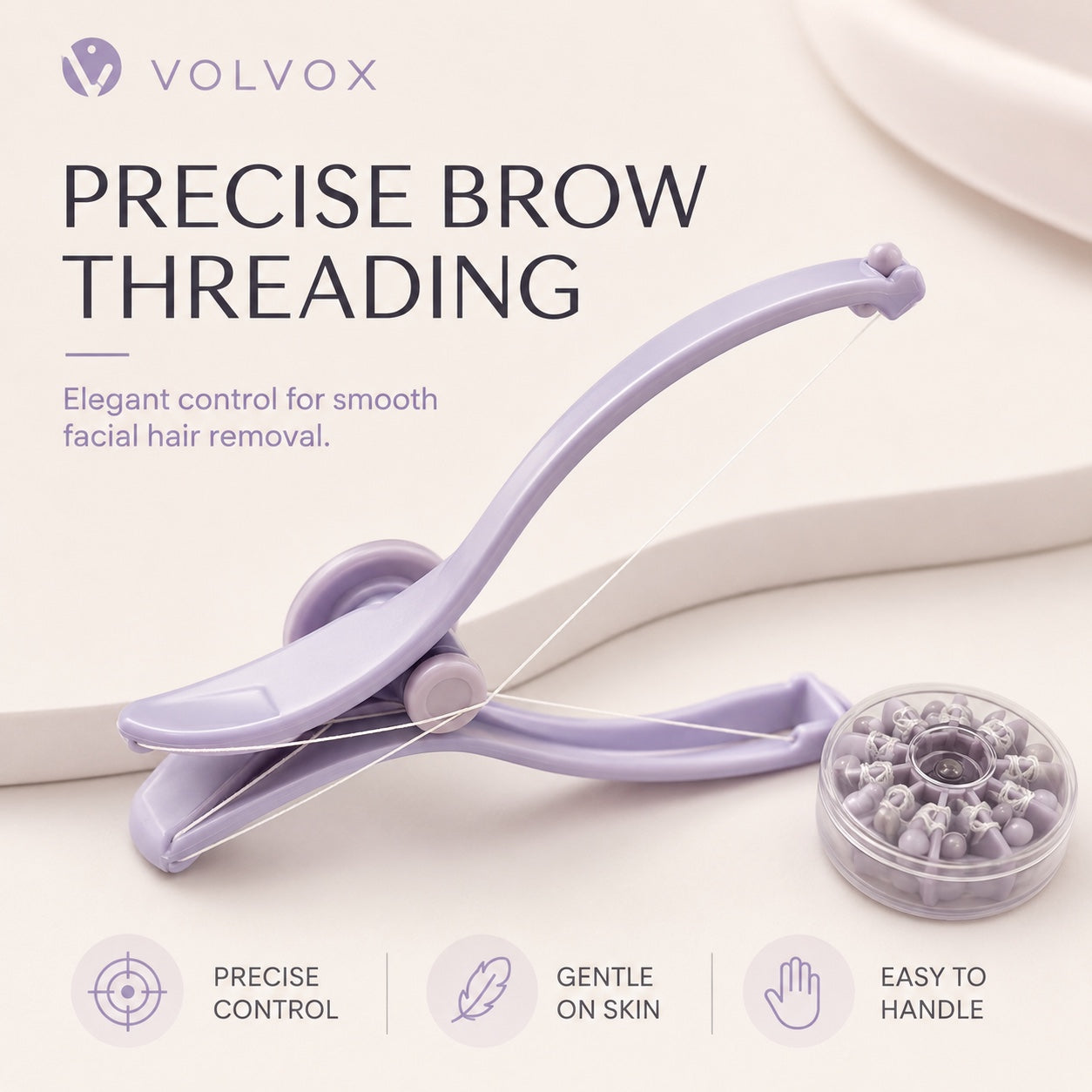 Precise Brow Threading Tool