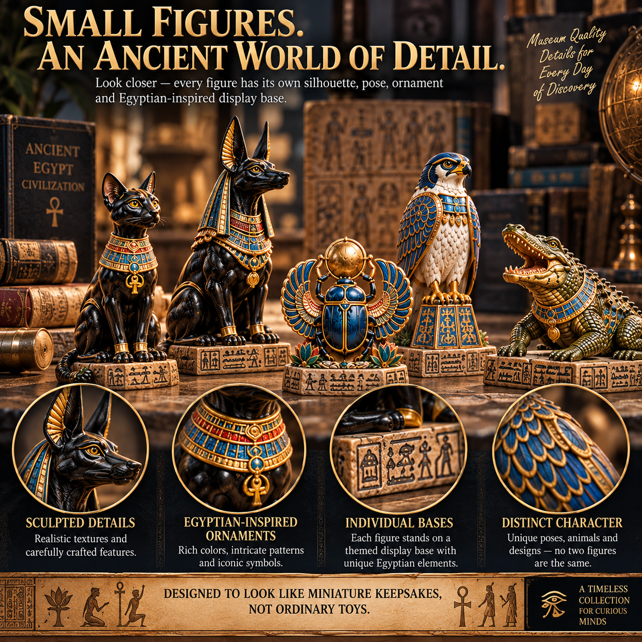 🐈‍⬛🏺 Secrets of Ancient Egypt™ – 24 Sacred Animals, Guardians & Symbols to Discover and Collect - image 4