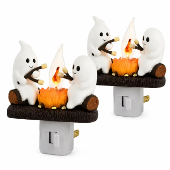👻 Plug In the Cutest Halloween Glow — Adorable Ghost Outlet Night Light 🎃✨