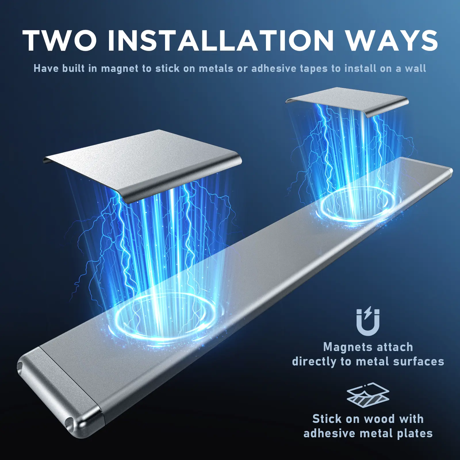 Motion Sensor Under Cabinet Lights - Dimmable & Rechargeable