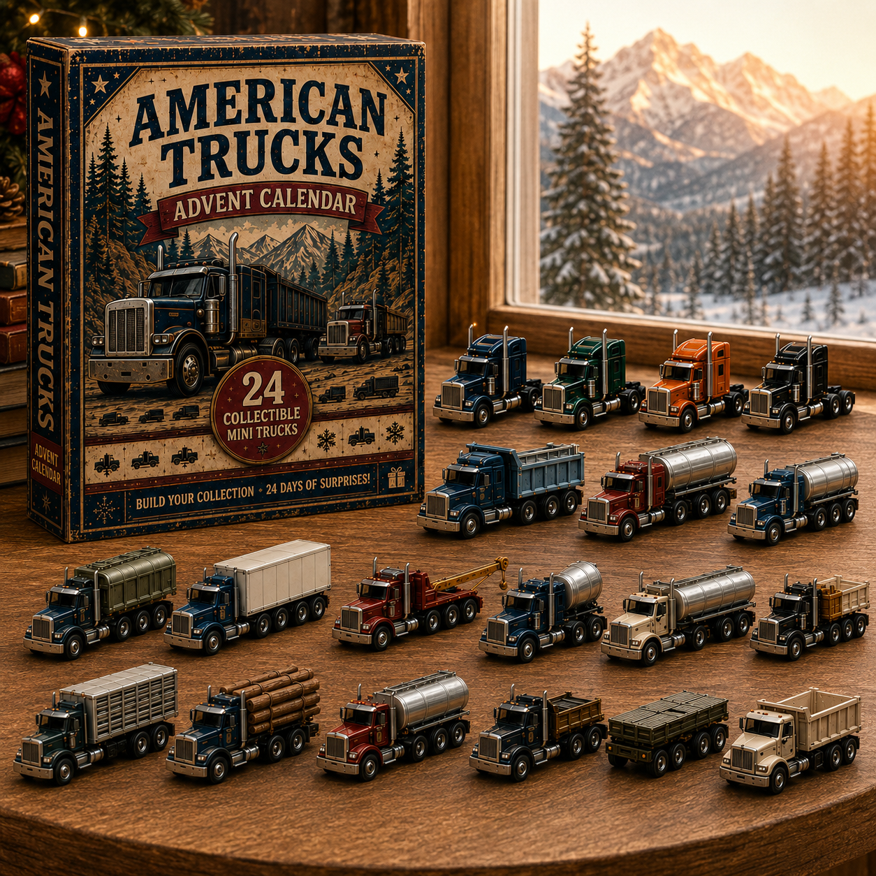 Trucks Advent Calendar 2026 – 24 Days of Collectible Mini Truck Surprises