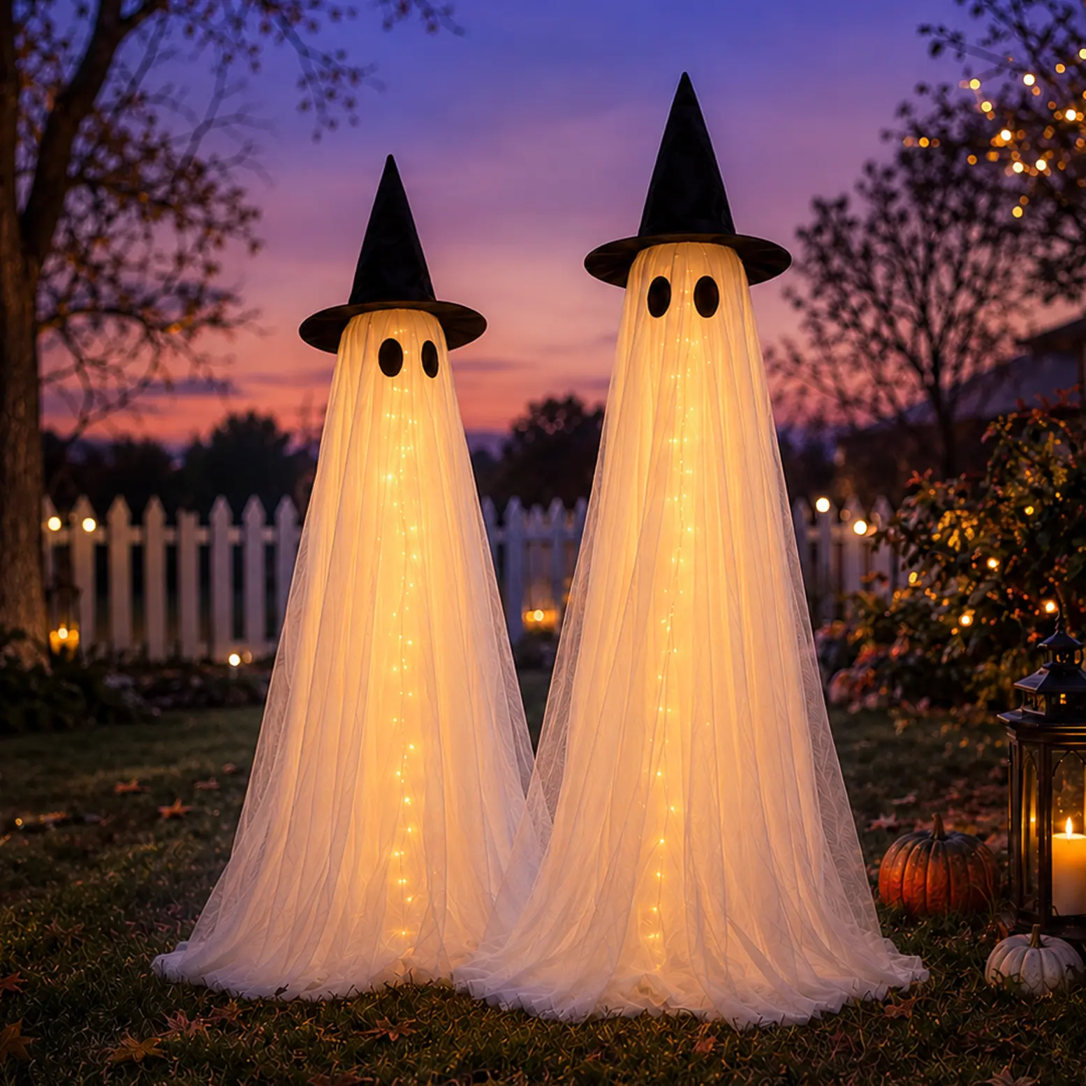 5Ft Halloween Ghost Decorations, 2-Pack Outdoor/Indoor