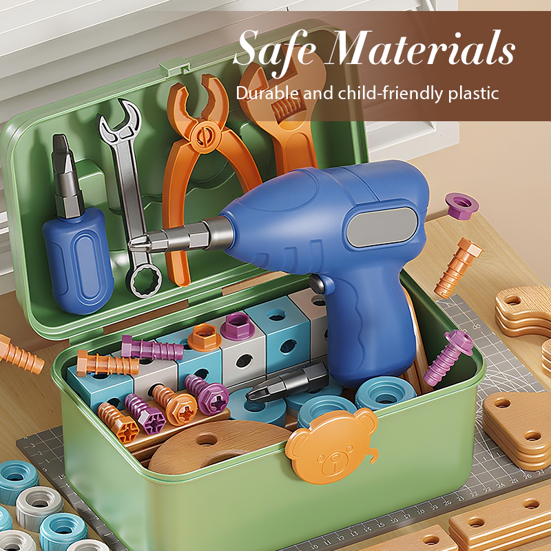Plastic Kids Construction Toy Tools and Accessories