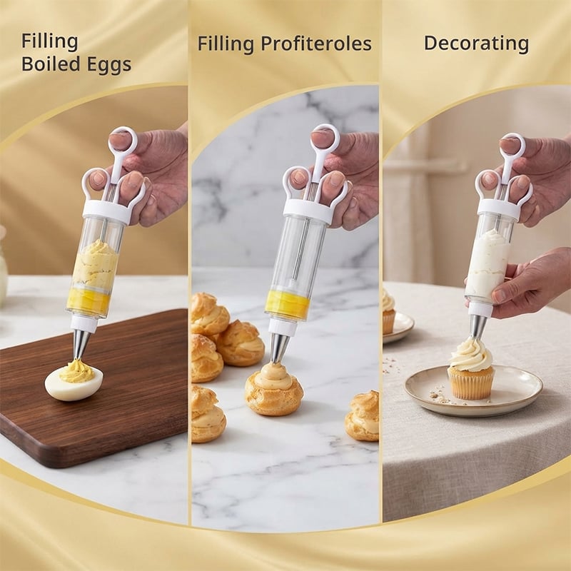 Cake Decorating Syringe Kit