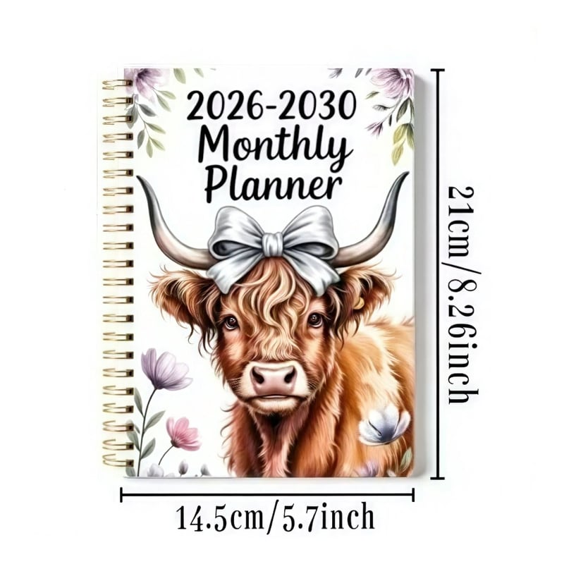 2026-2030 Monthly Planner