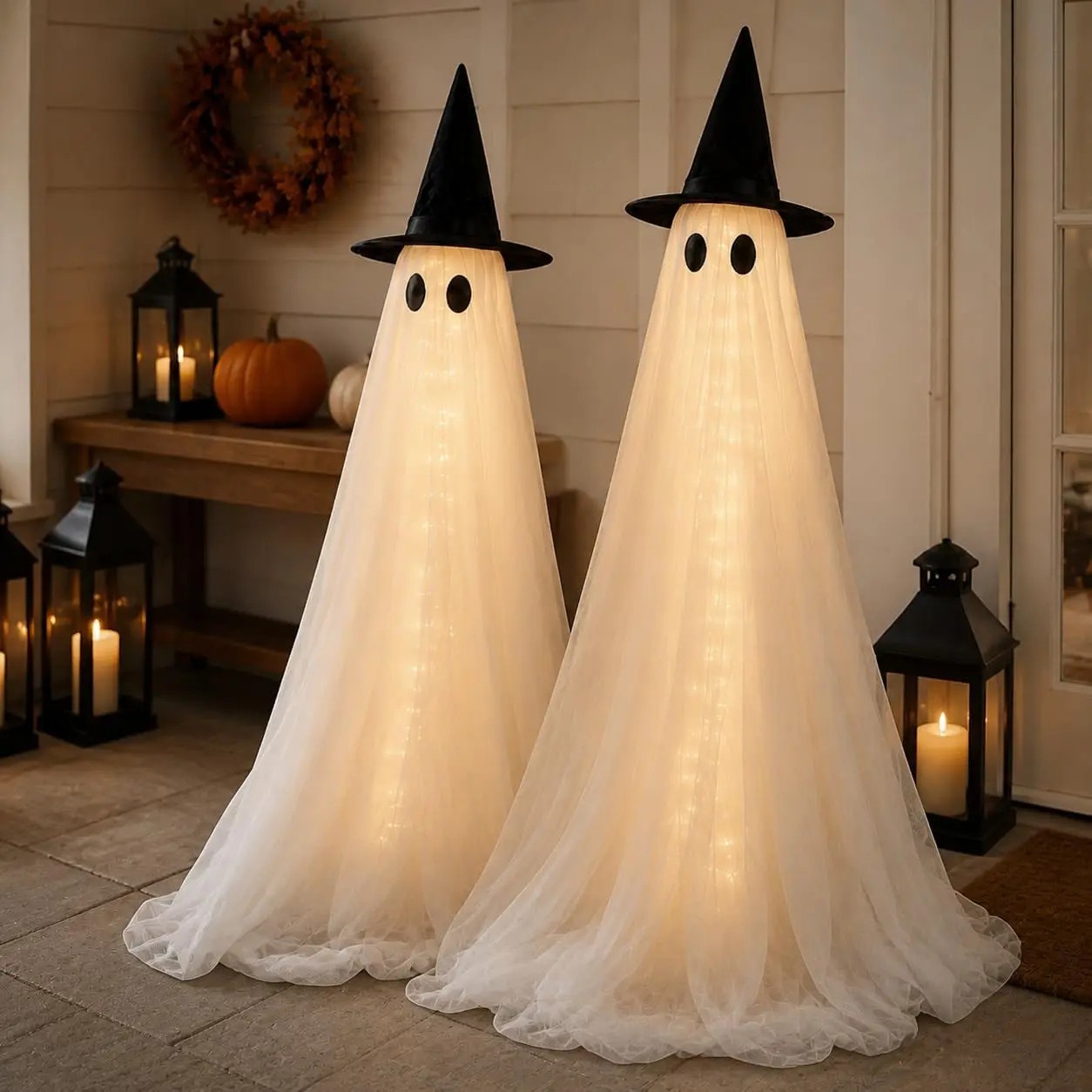 5Ft Halloween Ghost Decorations, 2-Pack Outdoor/Indoor