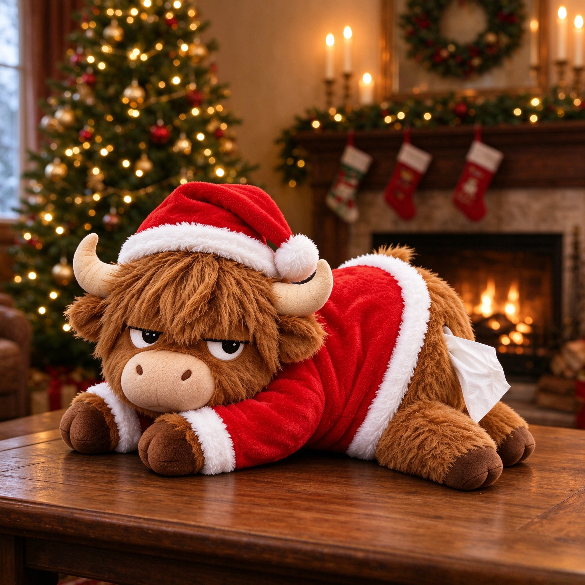 The Highland Cow Tissue Holder