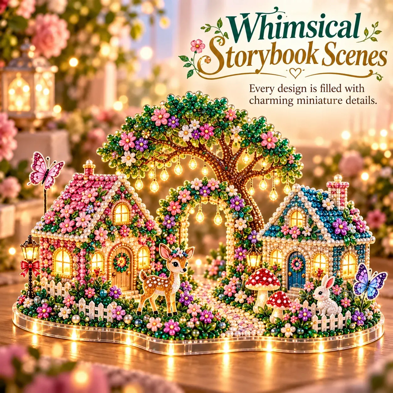 3D LED Christmas Diamond Art DIY Kit Create It. Light It. Fall In Love With It.