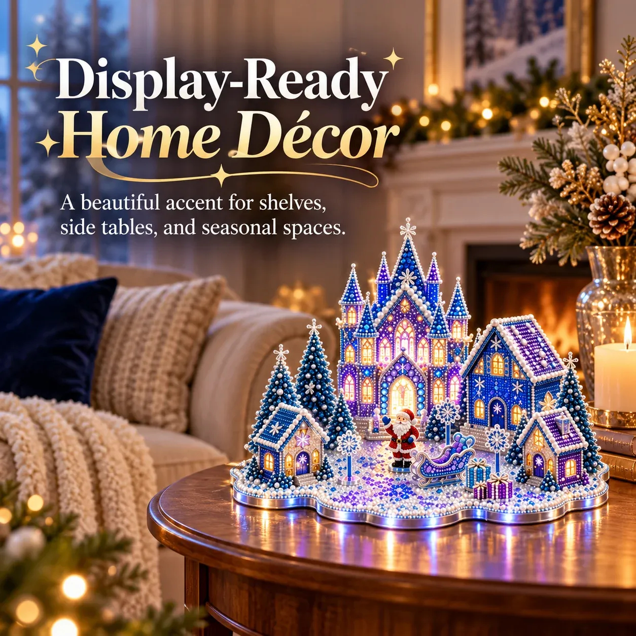 3D LED Christmas Diamond Art DIY Kit Create It. Light It. Fall In Love With It.