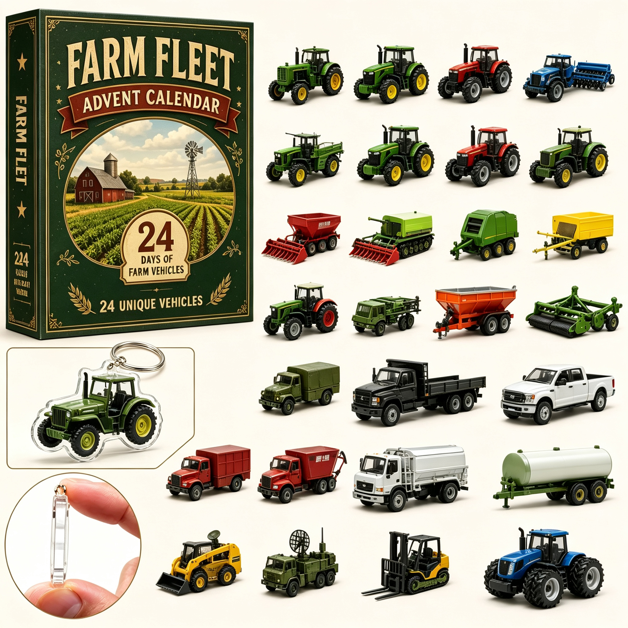 🚜 Build the Fleet Collection 24‑Day Vehicle Advent Calendar Series
