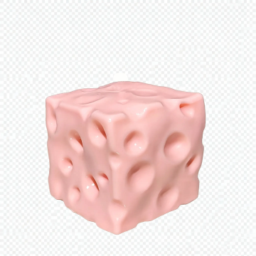Squishy Cheese Block Yellow Fidget Toy for Stress Relief