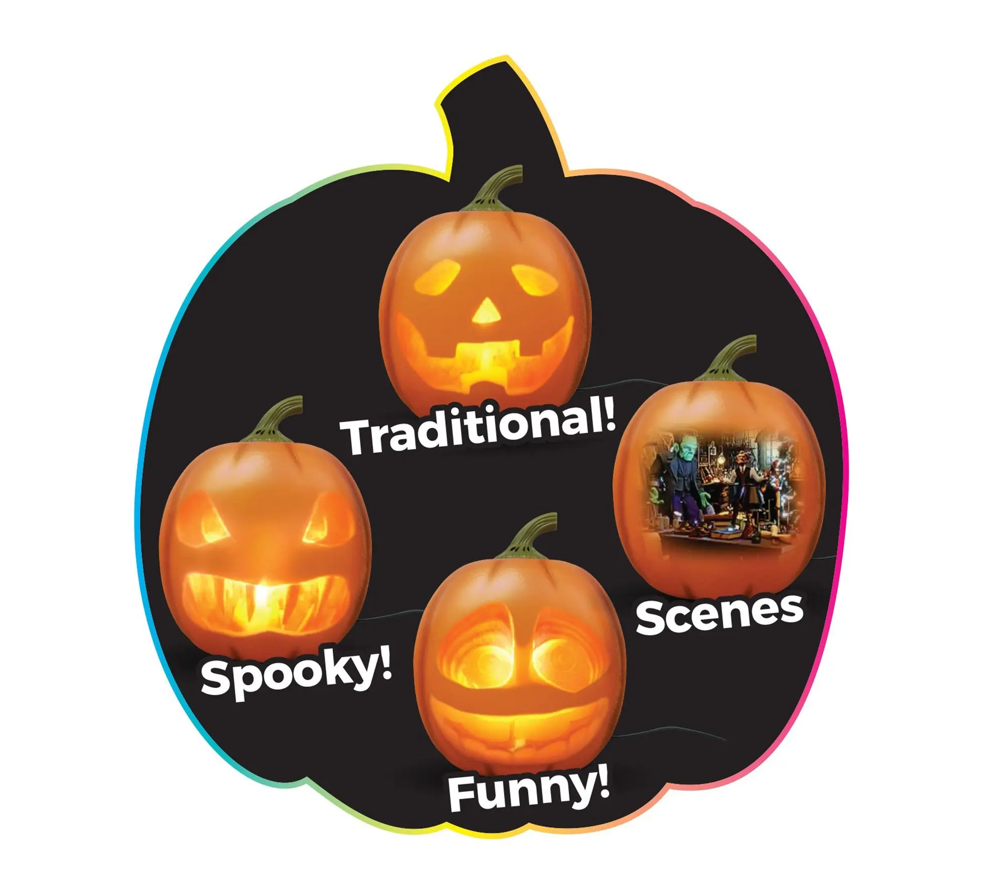 Animated Talking Singing 12" Halloween Pumpkin Audio Decoration