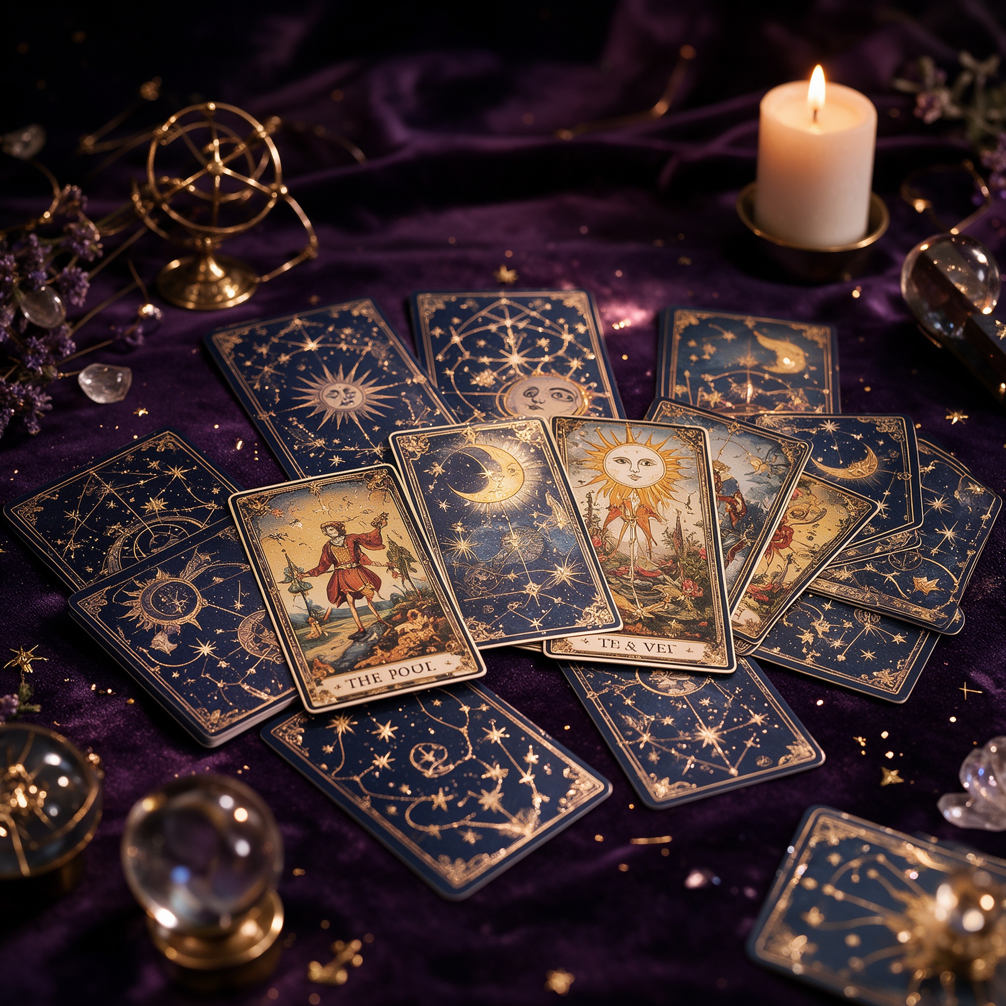 Collection of tarot card designs