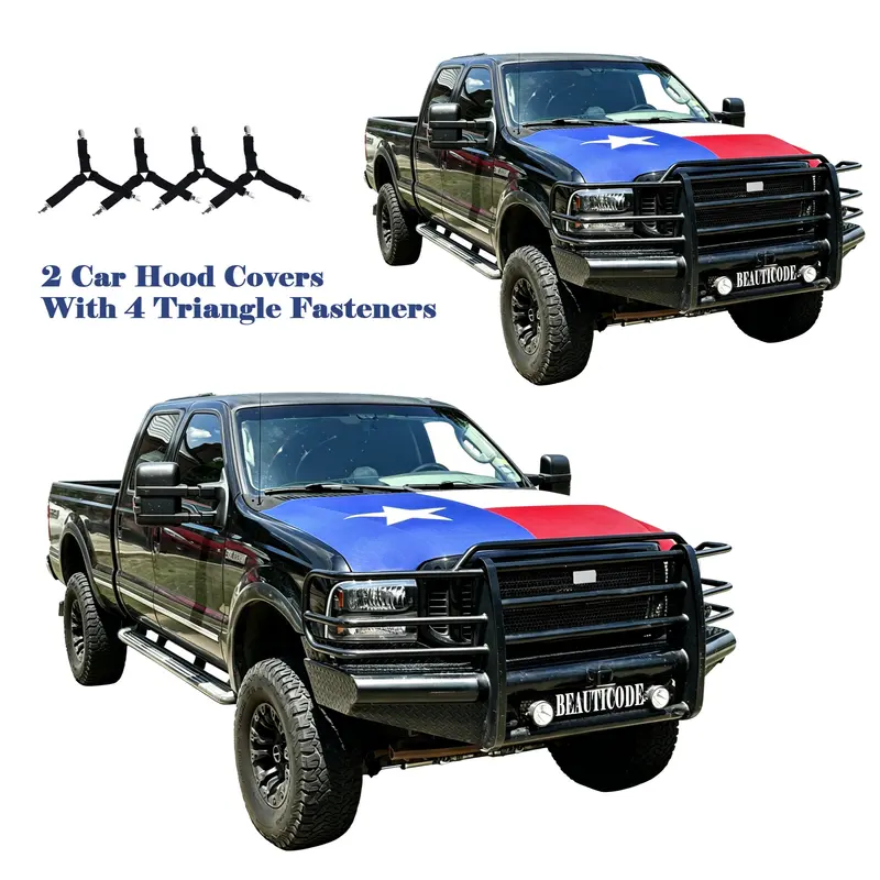 USA Car Flag Hood Cover 4x5ft - Patriotic Decoration