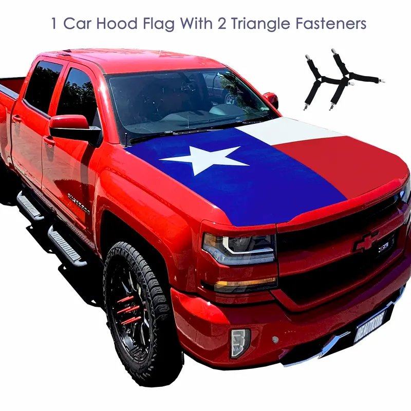 USA Car Flag Hood Cover 4x5ft - Patriotic Decoration