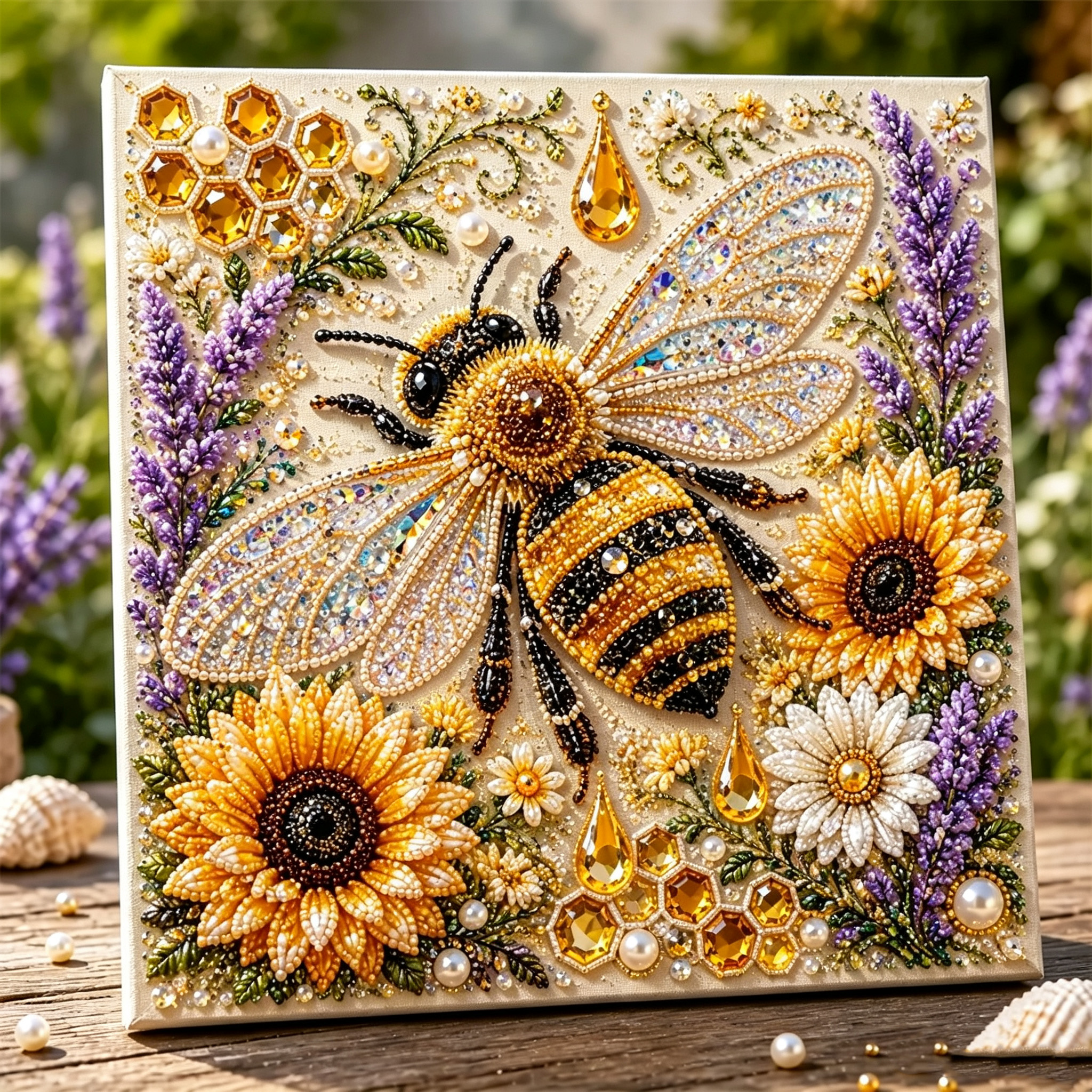🔥🏰✨DIY Beaded Art Kit -  Turn Pearl Painting  into warm and welcoming-Cute Magic
