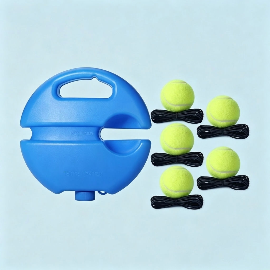 Solo Tennis Trainer | Portable Independent Tennis Practice For Backyard & Home