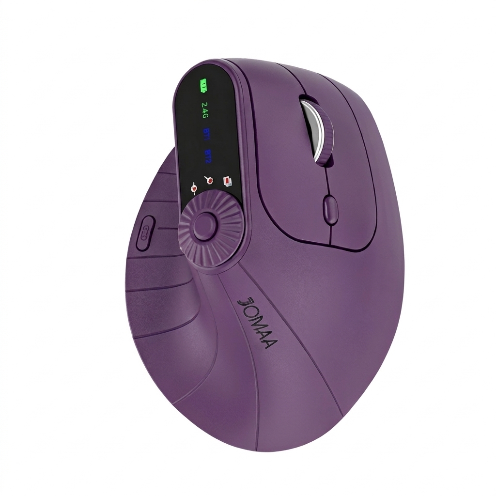 Ergonomic Triple-Connect Wireless Mouse