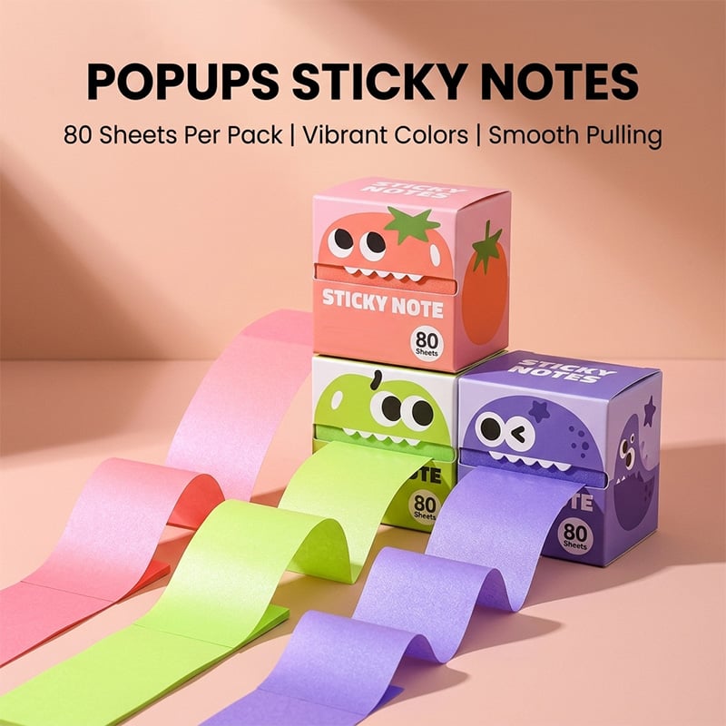Monster Pop-Up Sticky Notes