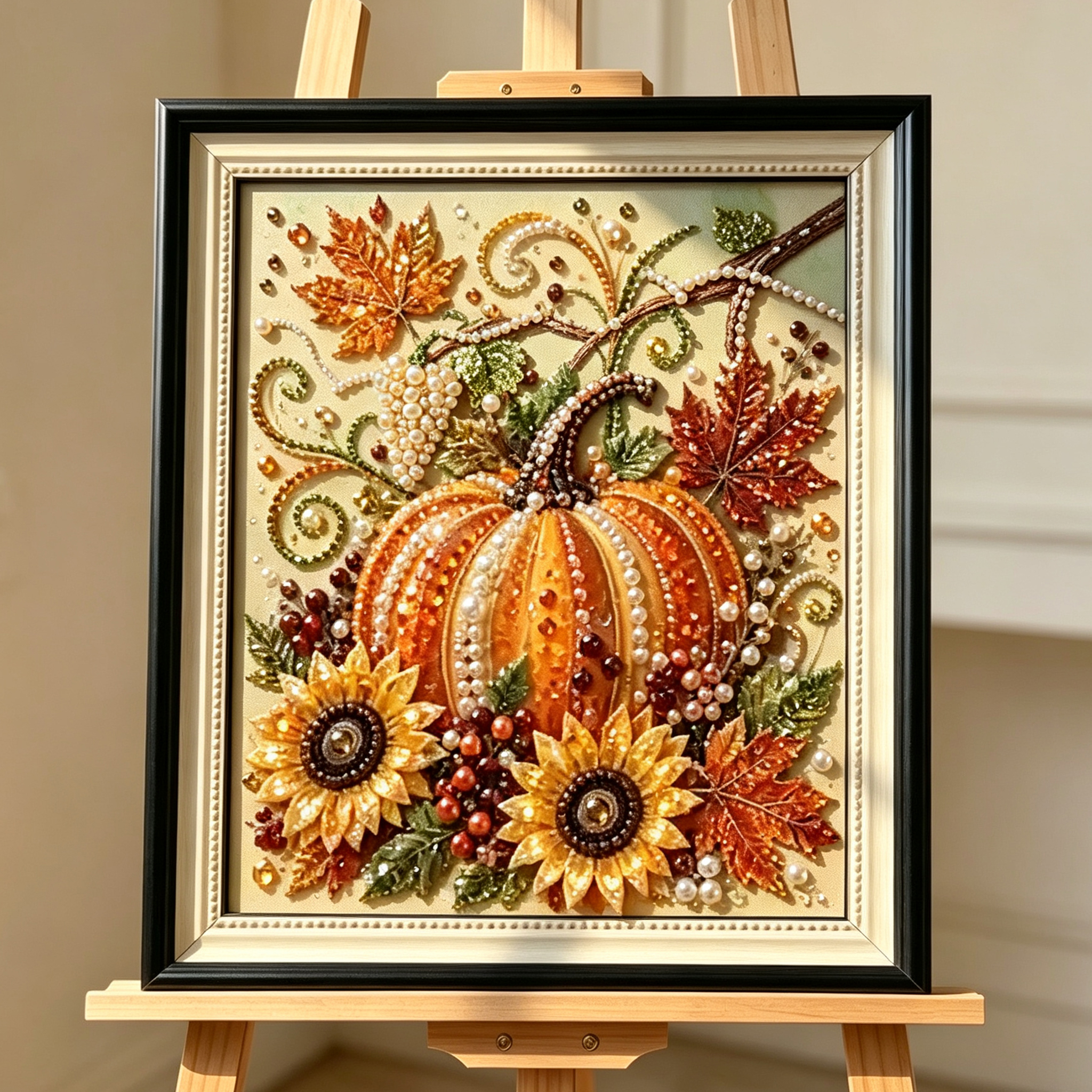 🏰✨DIY Beaded Art Kit - Castle Pearl Painting🎇