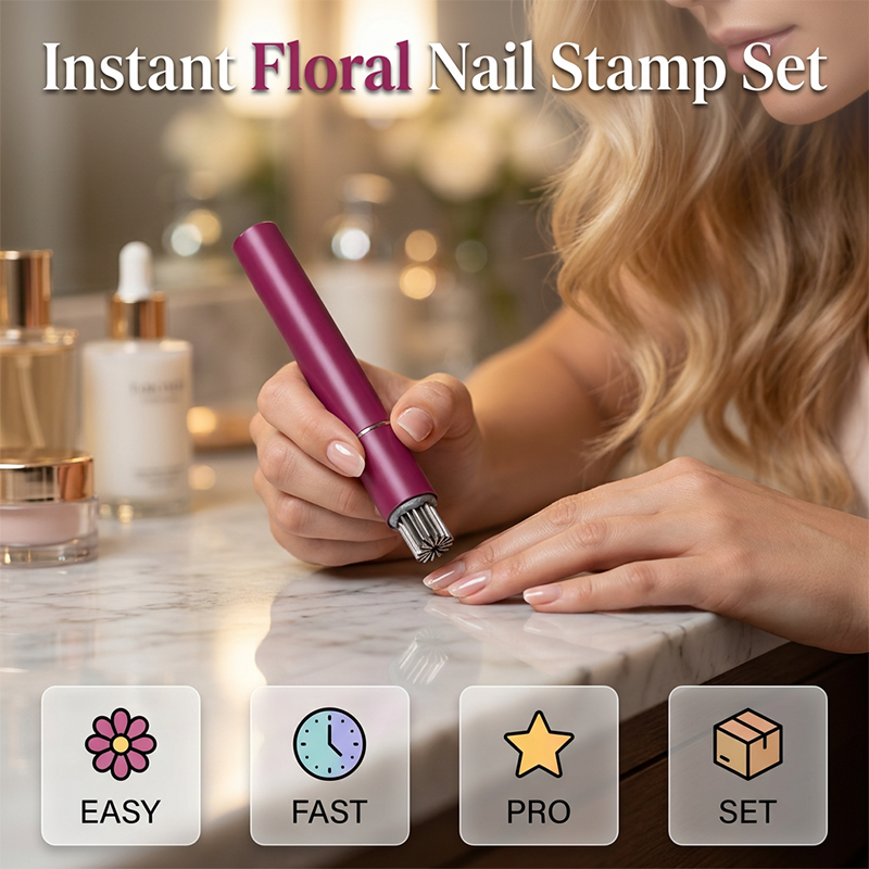 📢📢40% OFF !! ⏰Professional Nail Art Stamping Tool Kit