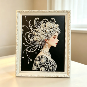 🏰✨DIY Beaded Art Kit - Castle Pearl Painting🎇
