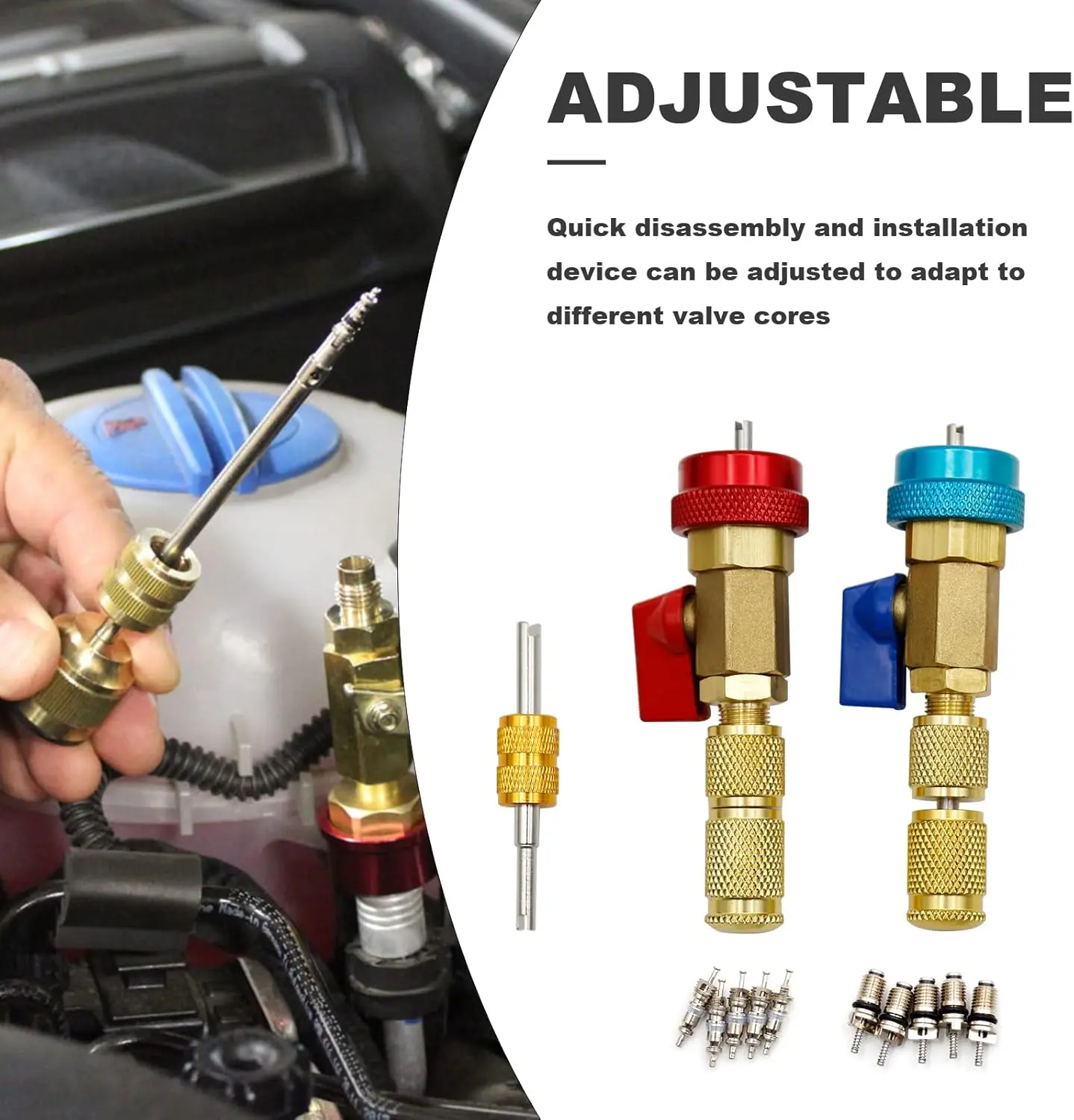 R134A Valve Core Remover and Installer Kit
