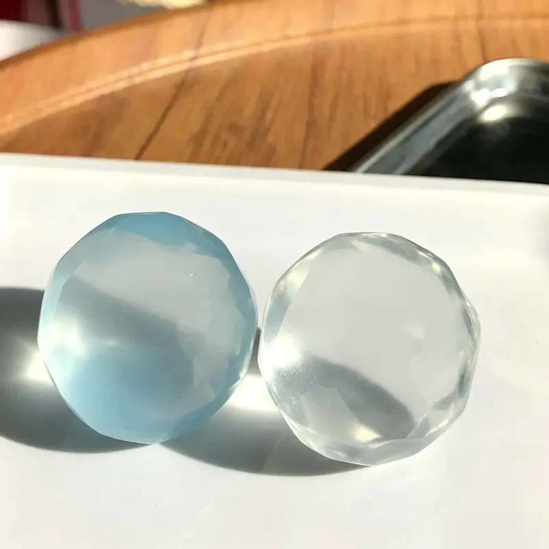 6cm Stress Relief Coconut Oil Squishy Fidget Toy Soft Coconut Oil Stress Ball No Rebound High-value Appearance Reusable Coconut Oil Squeeze Ball Adhd Desk Ornament, Super Soft Squishy Texture-MM