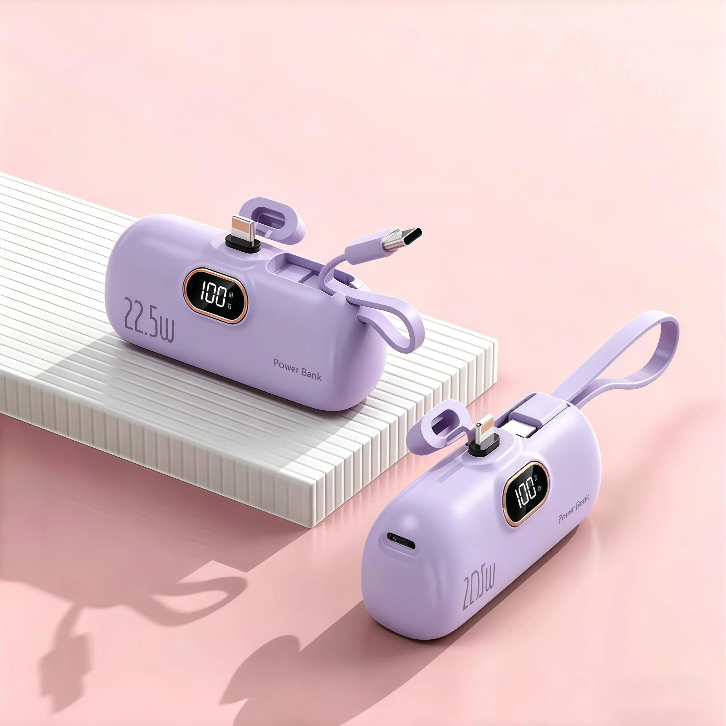 5000mAh Mini Portable Charger with 22.5W Output