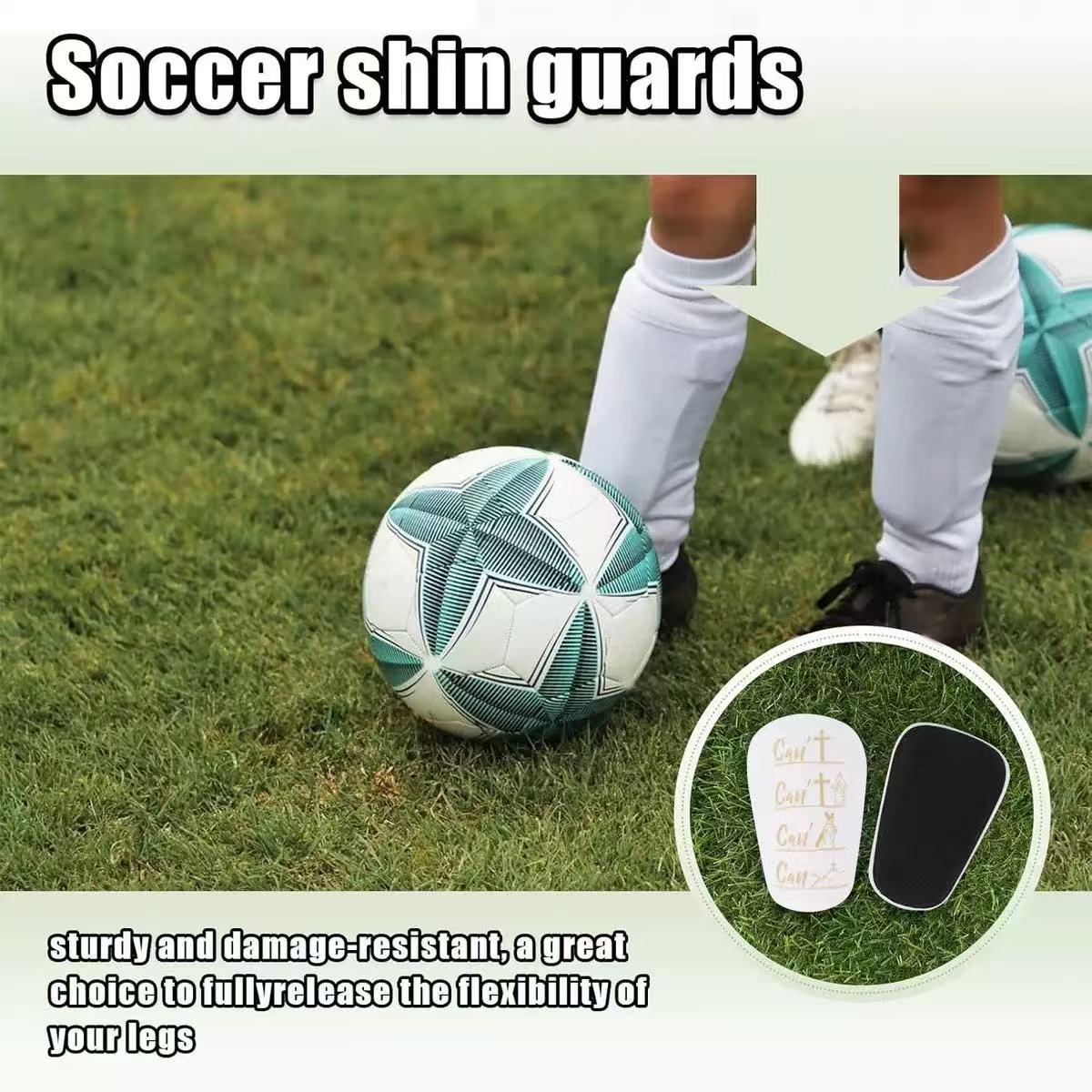 Mini Master Football Shin Guards, Comfortable Fit, Lightweight Soccer Equipment, Unisex, Suitable for Training and Matches