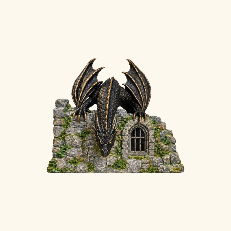 🐉 Dragon Castle Aromatherapy Humidifier – Fantasy Fire-Breathing Mist Decor!