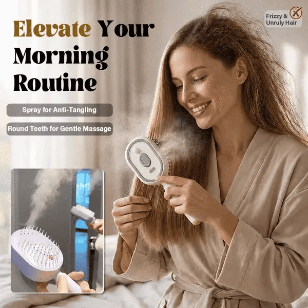 🔥2026 All-New Upgraded Electric Steam Massage Hair Care Comb