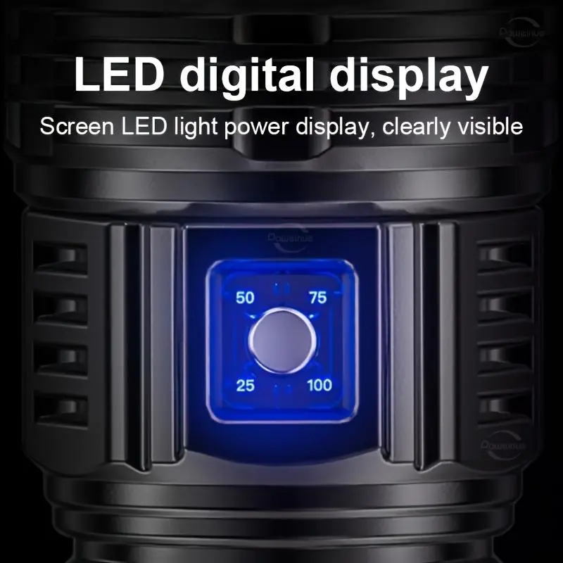  2-in-1 Strong Flashlight - Rechargeable & Waterproof