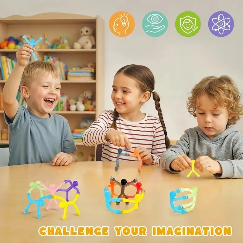 🔥LAST DAY 49% OFF -- ✨Unisex Kids' Magnetic Building Set (Set of 10)
