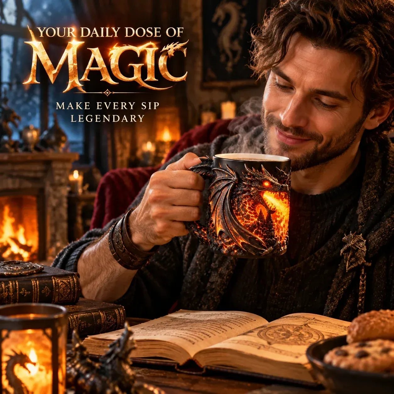 Dragon Magic Mug lifestyle use