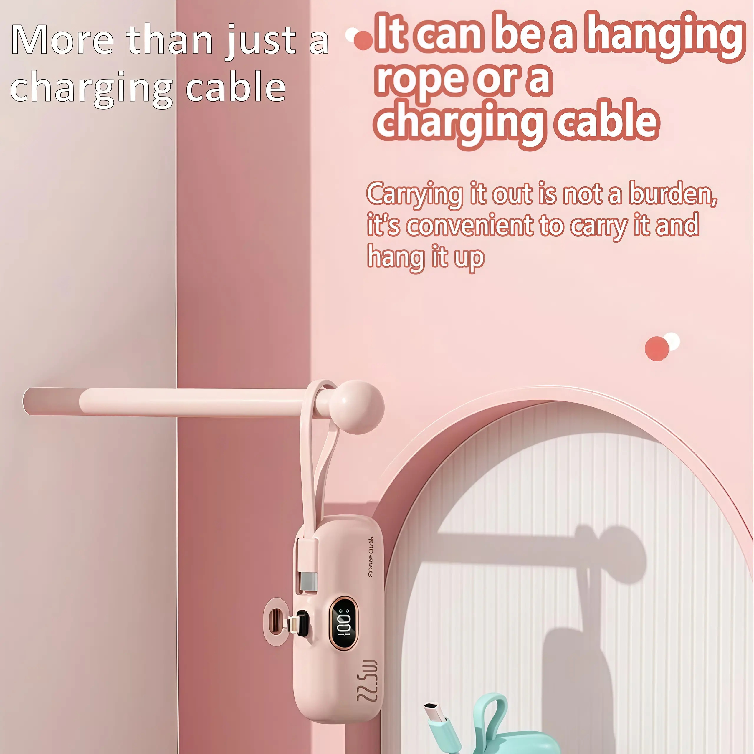 5000mAh Mini Portable Charger with 22.5W Output