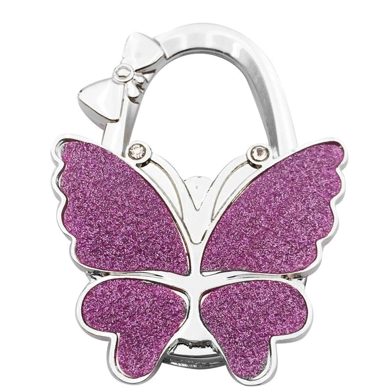 Butterfly Purse Hook Foldable Handbag Table Hanger for Women