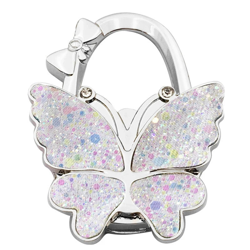 Butterfly Purse Hook Foldable Handbag Table Hanger for Women