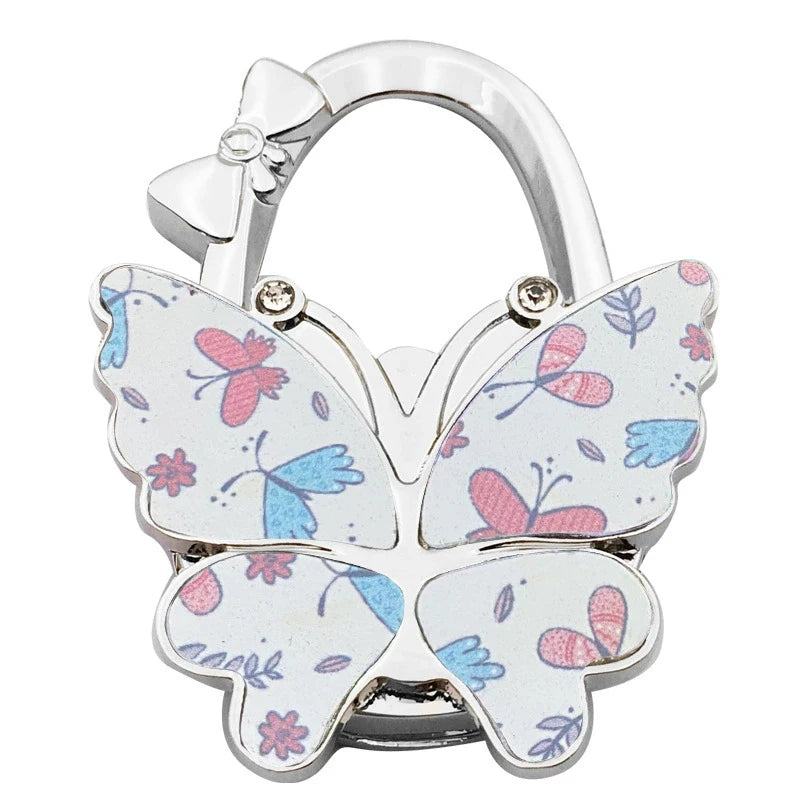 Butterfly Purse Hook Foldable Handbag Table Hanger for Women
