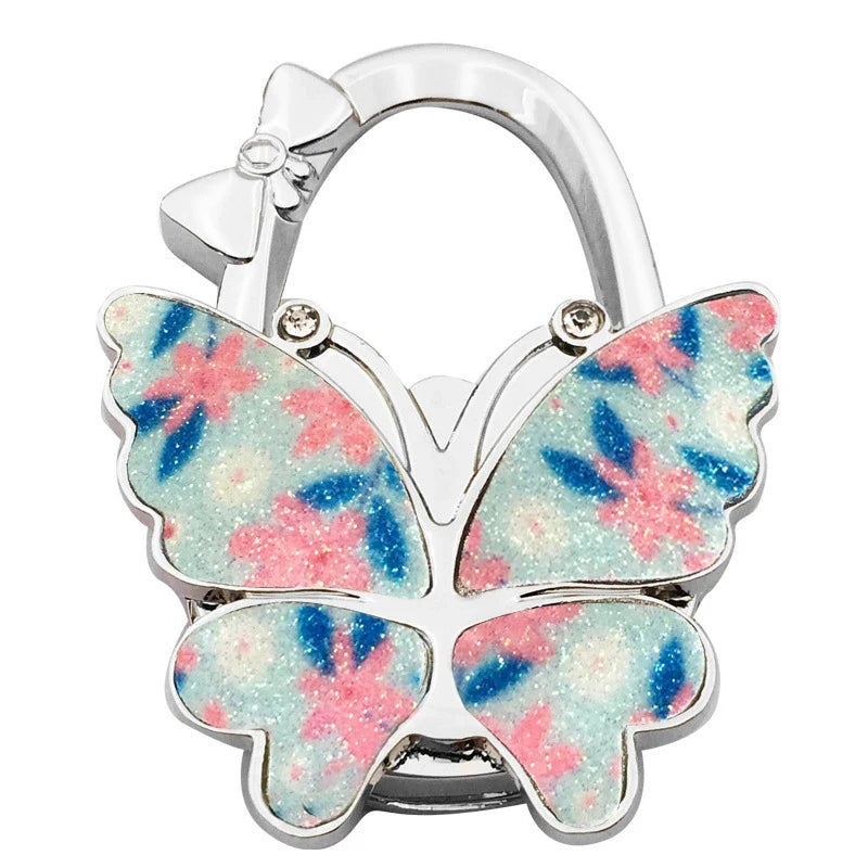 Butterfly Purse Hook Foldable Handbag Table Hanger for Women