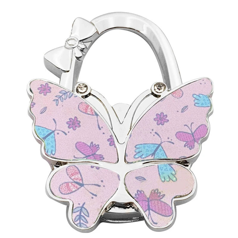 Butterfly Purse Hook Foldable Handbag Table Hanger for Women