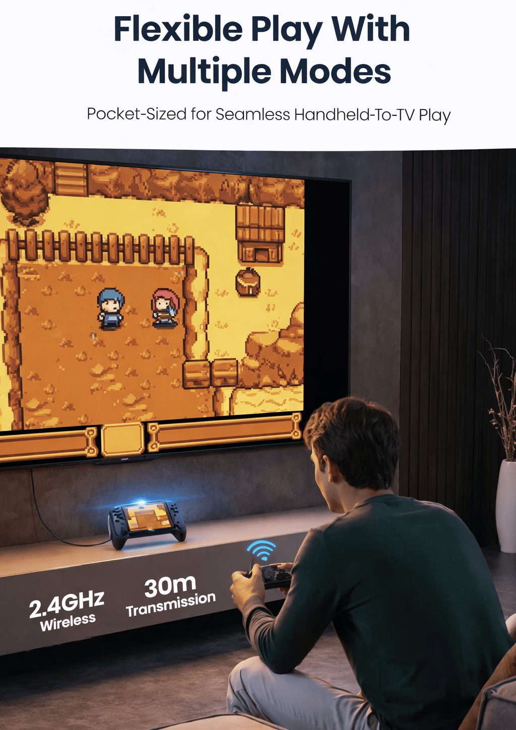 馃敟LAST DAY 49% OFF馃敟PocketPlay Pro 5.5" HD Handheld - 20,000+ Retro Classics