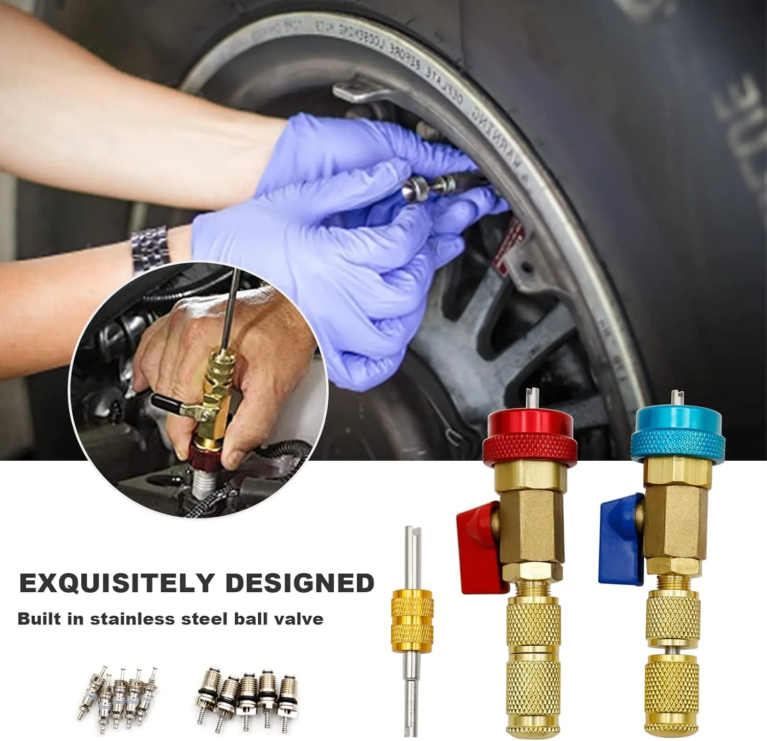 R134A Valve Core Remover and Installer Kit
