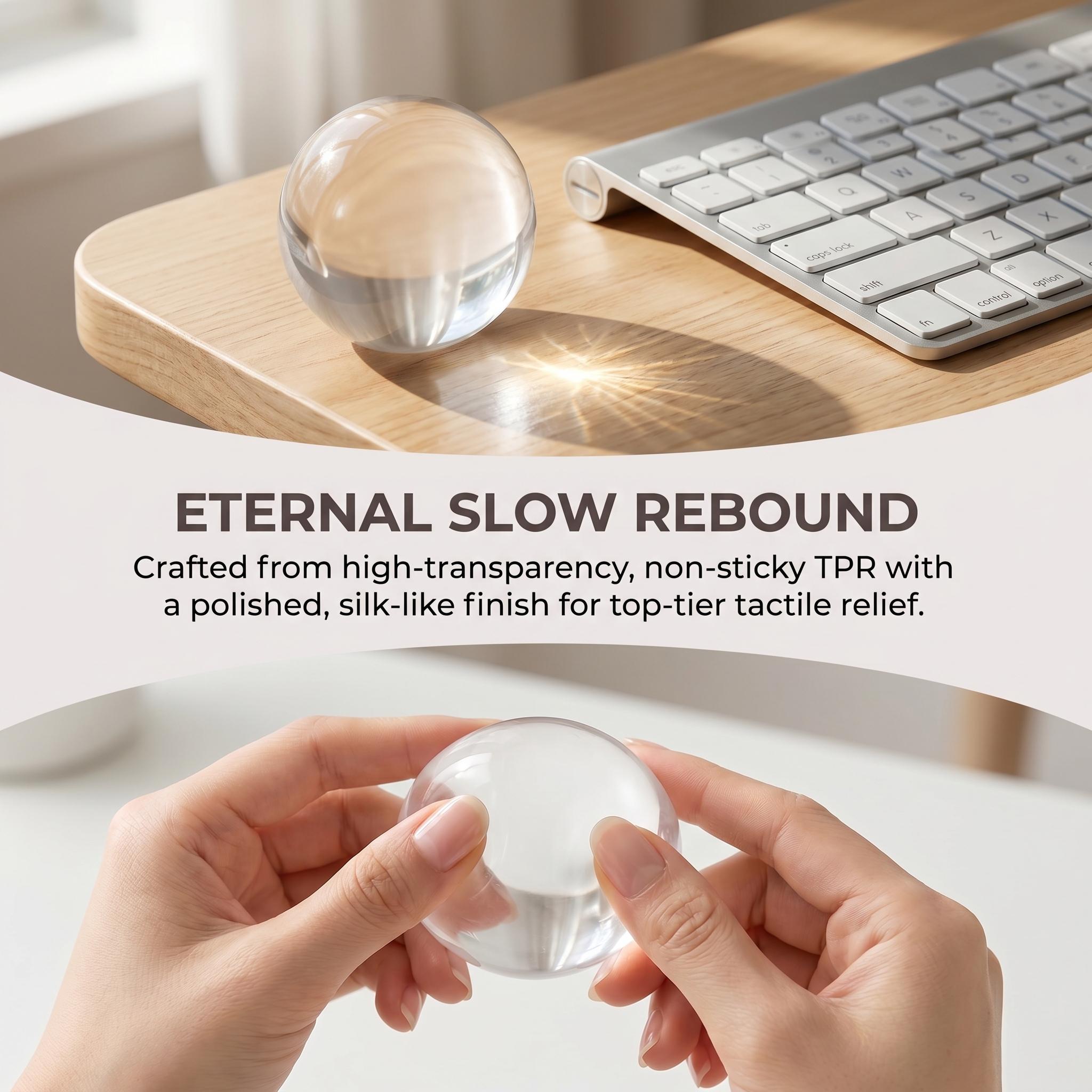 6cm Stress Relief Coconut Oil Squishy Fidget Toy Soft Coconut Oil Stress Ball No Rebound High-value Appearance Reusable Coconut Oil Squeeze Ball Adhd Desk Ornament, Super Soft Squishy Texture-MM
