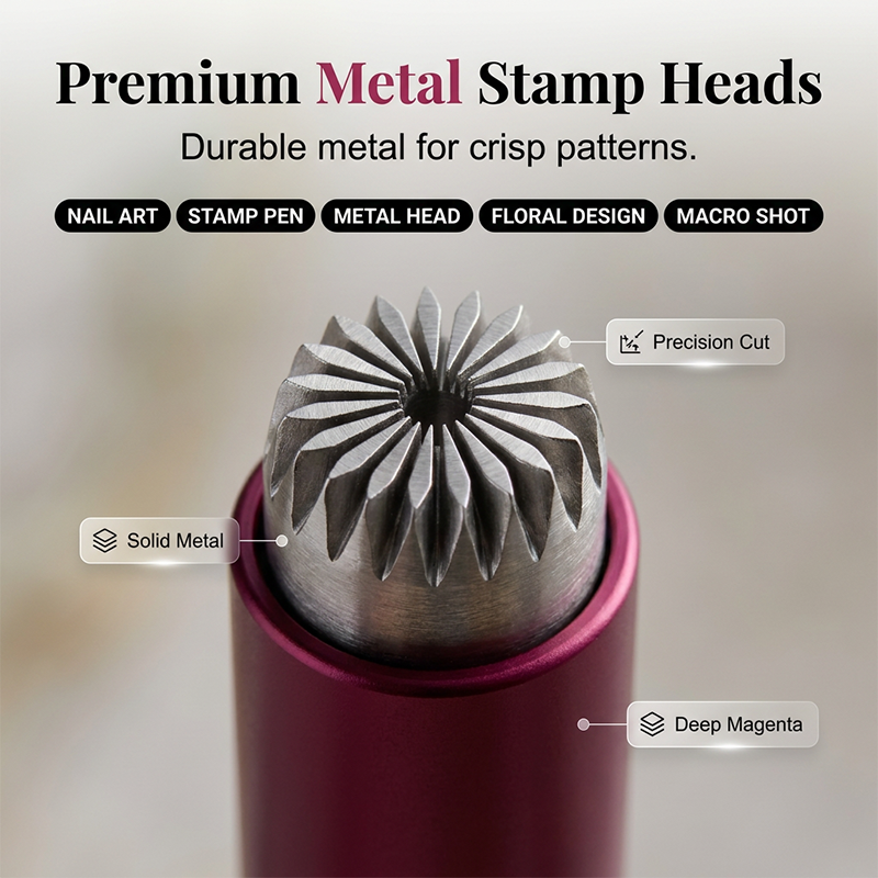 📢📢40% OFF !! ⏰Professional Nail Art Stamping Tool Kit